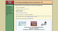 Desktop Screenshot of holidayneighborhood.com